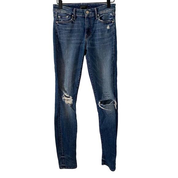 𝅺Mother Women's The Looker Skinny Distressed Jeans 26 - Picture 1 of 11